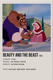 Beauty And The Beast Film Posters Minimalist Movie Card Movie Poster Wall