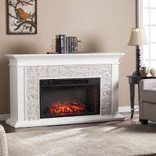 27 1/4 w x 30 h x 9 1/2 d. Copper Grove Horse Mountain White Stone Electric Fireplace On Sale Overstock 20881923
