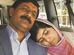 I had been flown from pakistan to the u.k. Malala Yousafzai S Father Ziauddun Let All Girls Fly