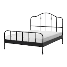 Sagstua Okvir Kreveta Crna 160x200 Cm Ikea In 2020 Bed Frame Full Bed Frame Bed Slats