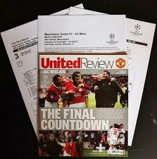 Le programme tv des matches du weekend à ne pas rater ! Manchester United V Ac Milan Champions League Cup Match Programme 24 04 2007 Ebay