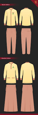 Model baju gamis kombinasi brokat untuk tampil lebih mewah 9. Galeri Desain Seragam Muslim Dan Muslimah Untuk Madrasah A