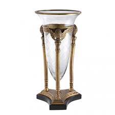 Antique vintage brass candle holders. Casa Padrino Antique Style Luxury Baroque Flower Vase Vintage Brass Candle Holder Hotel Decoration Flower Vase Stand Vase