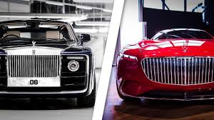 Rolls Royce Sweptail Vs Vision Mercedes Maybach 6 Youtube