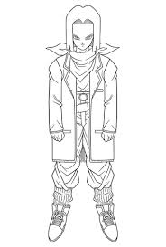 Lapis) is one of the red ribbon androids created by dr. Printable Android 17 Coloring Pages Anime Coloring Pages