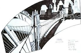 Batman Bridge Pan By Gary Montalbano Draw Dark Deco Batman The Animated Series Animation