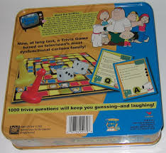And if you're the new guy, there's no better time to make new relationships and start your career off in the right direction. Amazon Com 20th Century Fox Family Guy Deluxe Trivia Game In Carrying Case Toys Games