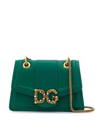 Dolce Gabbana Small Dg Amore Shoulder Bag Farfetch In 2020 Dolce And Gabbana Bags Green Bag