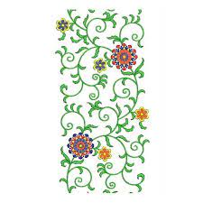 Pattern transfer instructions are included in the pdf. Flower All Over Jaal Embroidery Embroideryshristi