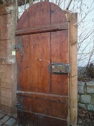 Alte Holzture Hausture Antik Haustur Massivholz Barock Beschlage Rundbogen Alte Holzturen Rundbogen Tur Holztur