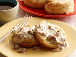 Image result for sausage gravy biscuits