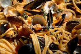 Spaghettoni Aux Fruits De Mer L Eau A La Bouche Recettes De Cuisine Pates Aux Fruits De Mer Fruits De Mer