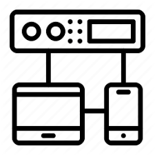 Connecting Device Device Connection Server Data Icon Download On Iconfinder In 2020 Data Icon Connected Devices Database Icon