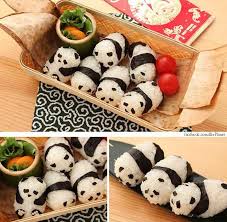Not Sure How I Feel About Eating Panda Bears But Dis Is Cute Lustig Essen Salattorte Rezepte Ideen Furs Essen