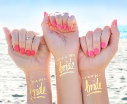 Bachelorette Party Tattoo Team Bride Tattoo C Set Of 12 Etsy Bachelorette Party Beach Brides With Tattoos Bride Tribe Bachelorette
