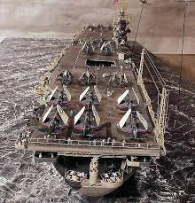uss ticonderoga cv 14 trumpeter 1 350 von rainer michalek flugzeugtrager schiff modellbau