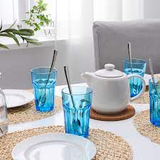It's ok to change your mind! Pokal Glass Blue 35 Cl Ikea