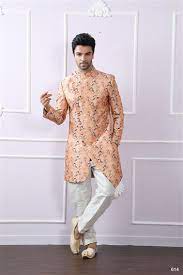 Wedding Indo Western Sherwani 4021 614 The designs are elegant, fashionable and trendy and are perfect for all the wedding functions: wedding indo western sherwani 4021 614