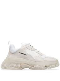 Triple s clear sole sneakers. Shop White Balenciaga Triple S Clear Sole Sneakers With Express Delivery Farfetch