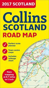 2017 Collins Map Of Scotland Collins Maps 9780008158590