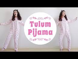 Tulum Pijama Dikimi Diy Onesie Damla Toral Youtube Dikis Dersleri Dikis Kendin Yap Moda