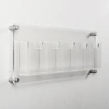 Case magazine/brochure holder is available as wall mounted and as freestanding versions. Clear Acrylic Plexiglass Wall Mounted Brochure Magazine Leaflet Literature Stand Holder Rack With 5 Pockets And Stanoffs China Acrylic Brochure Holder And Acrylic Brochure Holder Wall Mount Price Made In China Com