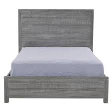 Includes headboard, footboard, 2 side rails, nad 4 slats with legs. Montauk Gray Full Bed El Dorado Furniture