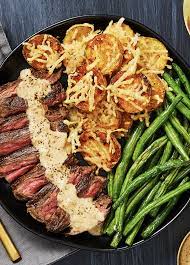 Bavette Steak And Sherry Shallot Sauce Recipe Hellofresh Recipe Gourmet Beef Recipes Hello Fresh Recipes Gourmet Beef