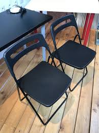Je veux trouver mon tabouret de cuisine ou bar, je compare ici le meilleur prix chaise pliante ikea. Achetez Chaises Ikea Noires Occasion Annonce Vente A Saint Jean De La Porte 73 Wb162456663
