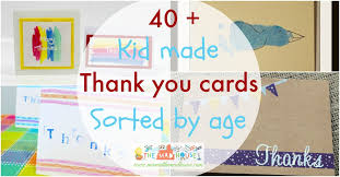 Fun and easy christmas thank you cards that kids can make! Kid Made Thank You Cards Sorted By Age Mum In The Madhouse