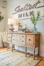 Bleached Wood Barn Doors The Last 6 Weeks Have Been Serious Work Last Week Was Our Final Reveal Of The One Room Challenge Rustic Sideboard Decor Buffet Decor