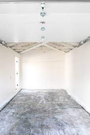 But most important if you want to save some bucks you can do it your self on a low budget. Garage Home Office Transformation Progress Sarah Hearts In 2020 Painted Concrete Floors Concrete Floors Office Transformation