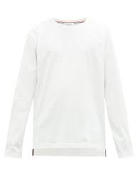 Label Patch Cotton T Shirt Thom Browne Matchesfashion Uk