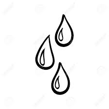 Vector Hand Drawn Water Drops Black Sketch On White Background Royalty Free Cliparts Vectors And Stock Illustration Image 24599499