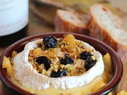 Camembert Au Four Aux Pommes Confites Et Raisins Secs Thermomix