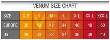 Venum Size Guide