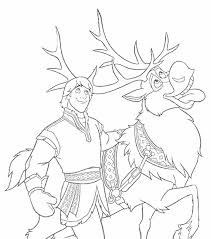 The three primary colors are red, blue, and yellow. Coloring Page Frozen 2 Kristoff And Sven 17