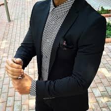 Black Blazer Outfit Men Pin By Cheap Neckties On Gentleman S Fashion Black Blazer Men Smart Casual Men Blazer Outfits Men