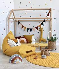 kinderzimmer mit hausbett nobodinoz textilien bei fantasyroom online kaufen kinderschlafzimmer kinder zimmer kinder zimmer deko