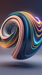 iPhoneXpapers.com | iPhone X wallpaper | bb01-digital-art -color-circle-illustration-art-3d