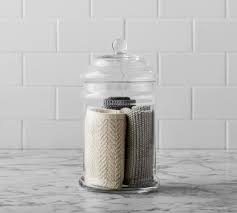 Check spelling or type a new query. Classic Glass Bathroom Canisters Pottery Barn