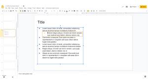 Then tap on the text wrapping button. How To Format Text In Google Slides Brightcarbon