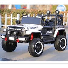 Ô tô điện trẻ em kiểu dáng địa hình Jeep Rubbion 9188 - Đồ chơi trẻ em |  Giường cũi trẻ em