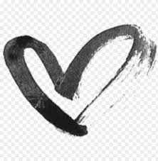 Black and white tumblr icon. Aint Color Splash Black Heart Hearts Aesthetic Icon Heart Drawing Tumblr Png Image With Transparent Background Toppng