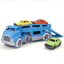 Bol Com Green Toys Vrachtwagen Met Oplegger Transporter