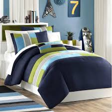 Chances are you'll discovered one other navy blue comforter sets better design ideas. Navy Blue Tan White Stripe 4pc Comforter Set Twin Xl Full Queen Cal King Bedding Comforters Sets Com Home Garden