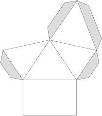 Ihre vier seitenflächen sind gleichschenklige dreiecke, von denen gegenüberliegende gleich groß sind. Aufgabenfuchs Korper Bastelvorlage