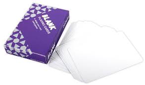 How do i design my cards? Blank Playing Cards Pack Of 50 1n317 Maths Supplies