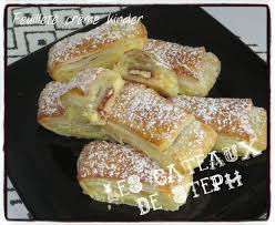 Feuilletes Creme Kinder Food Desserts Thermomix Desserts
