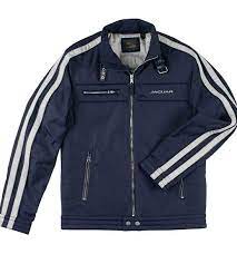 Jaguar Men S Heritage Racing Stripe Driver S Jacket Jackets Stylish Jackets Racing Stripes